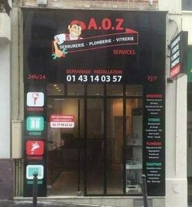 AOZ Paris 12, Plomberie générale, Vitrerie générale