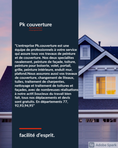 Pk.couverture Montreuil, Couverture, Entretien / nettoyage de toiture