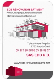 EDB RÉNOVATION BÂTIMENT  Noisy-le-Grand, Peinture, Pose de faux plafonds