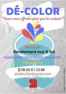 Dé-Color Jouy-le-Potier, Peinture, Revêtements muraux