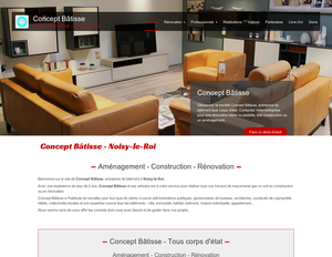 Concept Bâtisse Rennemoulin, Rénovation générale, Construction de maison, Maçonnerie générale , Isolation, Ravalement de façades, Peinture, Carrelage et dallage, Revêtements intérieurs, Plomberie générale, Électricité générale