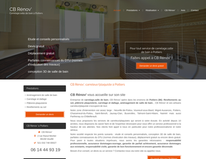 CB Rénov' Chalandray, Aménagement de salle de bain, Carrelage et dallage, Plâtrerie plaquisterie, Revêtements au sol