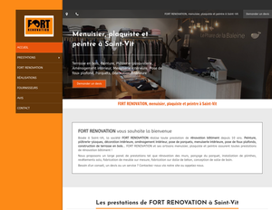 FORT RENOVATION Ferrières-les-Bois, Construction de terrasse en bois