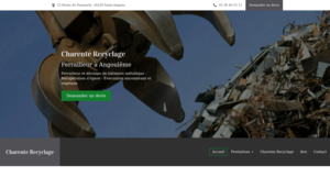 Charente Recyclage Saint-Ciers-sur-Bonnieure, Métallerie et ferronerie