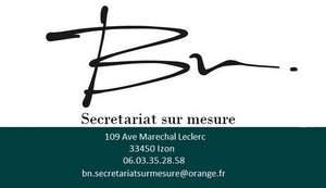 Bn Secretariat Sur Mesure Izon, Artisan du bâtiment