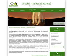 Nicolas Azalbert Électricité Morières-lès-Avignon, Électricité générale, Chauffage électrique, Dépannage électricité, Installation de ventilation, Mise en conformité électrique, Rénovation des installations électriques