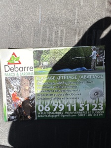 Debarre parcs et jardins  Verrières-le-Buisson, Jardinage-paysagerie, Abattage, élagage et taille, Entretien d'espaces verts, Entretien de jardin, Jardinage-paysagerie, Maçonnerie d'extérieur, Maçonnerie générale , Peinture, Ravalement de façades