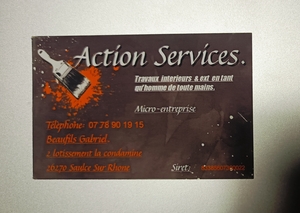 Action Services  Saulce-sur-Rhône, Artisan du bâtiment